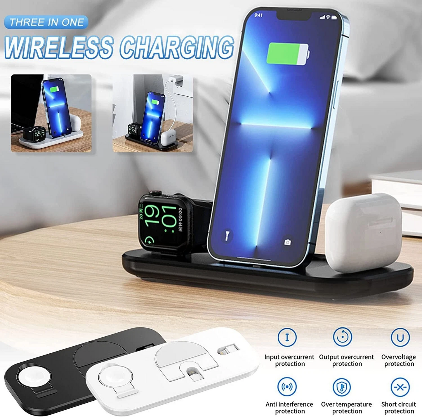 Foldable Wireless Charger Dock