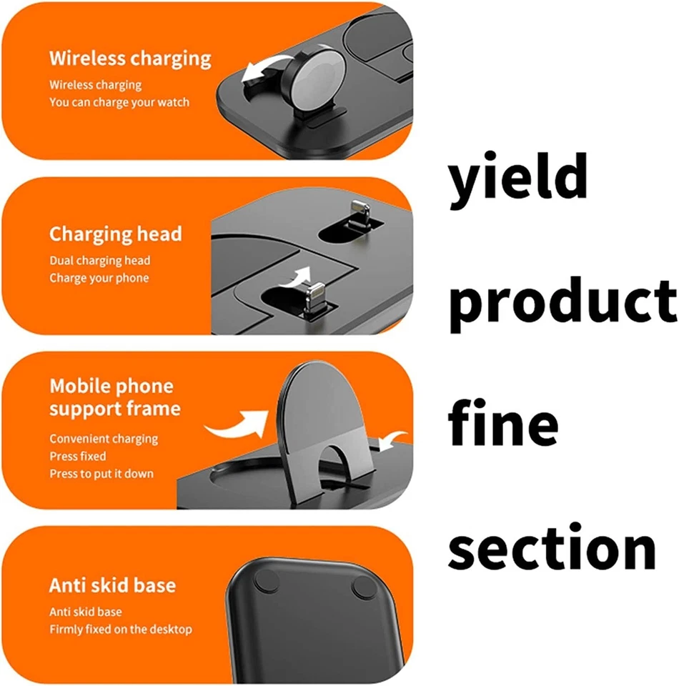 Foldable Wireless Charger Dock
