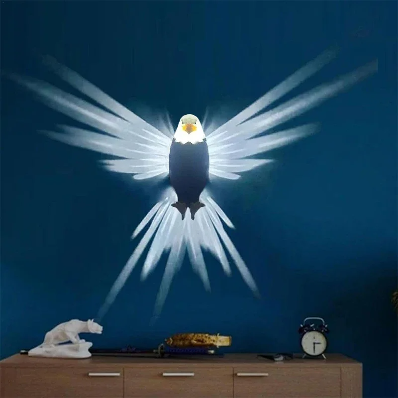 LED Bird Projection